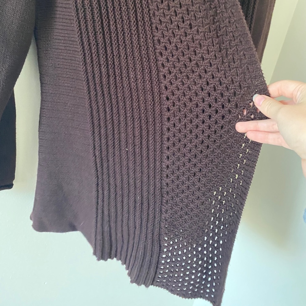 89th & Madison Brown Cardigan - Picture 5 of 11